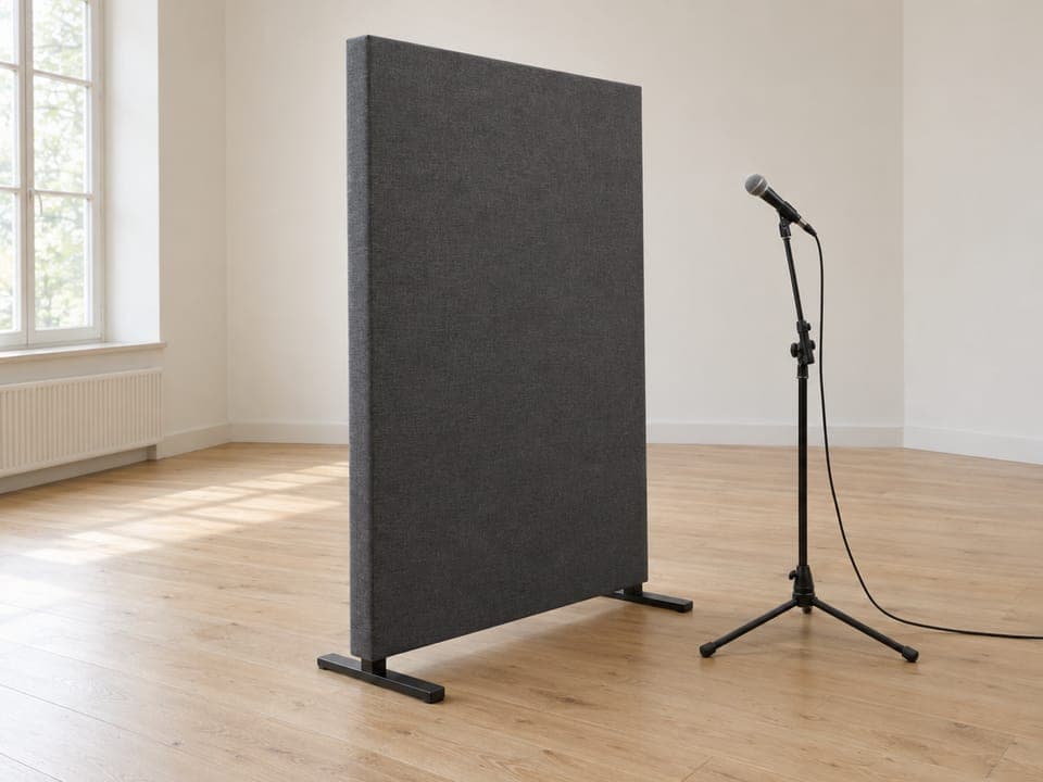 Panel móvil con patas